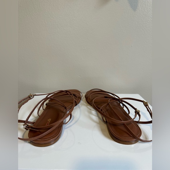 Larroude Naomi Strappy Leather Sandals - Picture 7 of 10